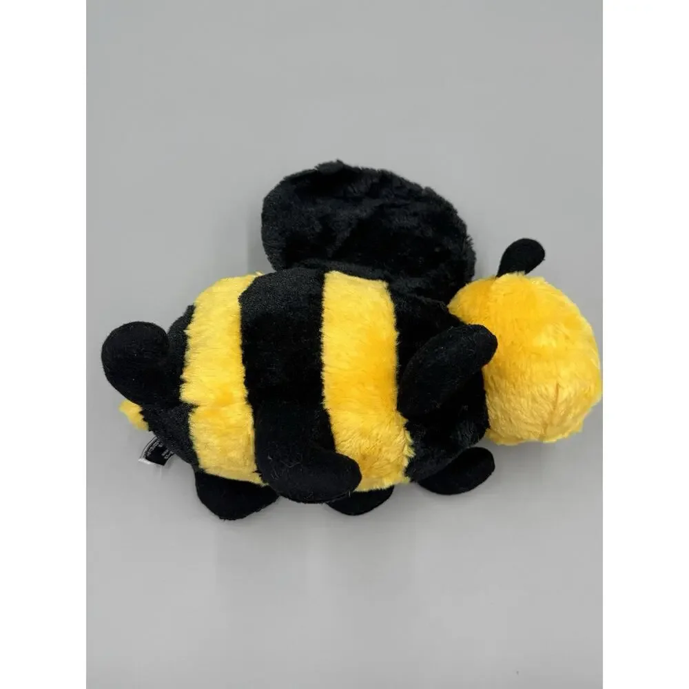 Unipak Bumblebee Yellow Black Striped Plush 8” Stuffed Animal